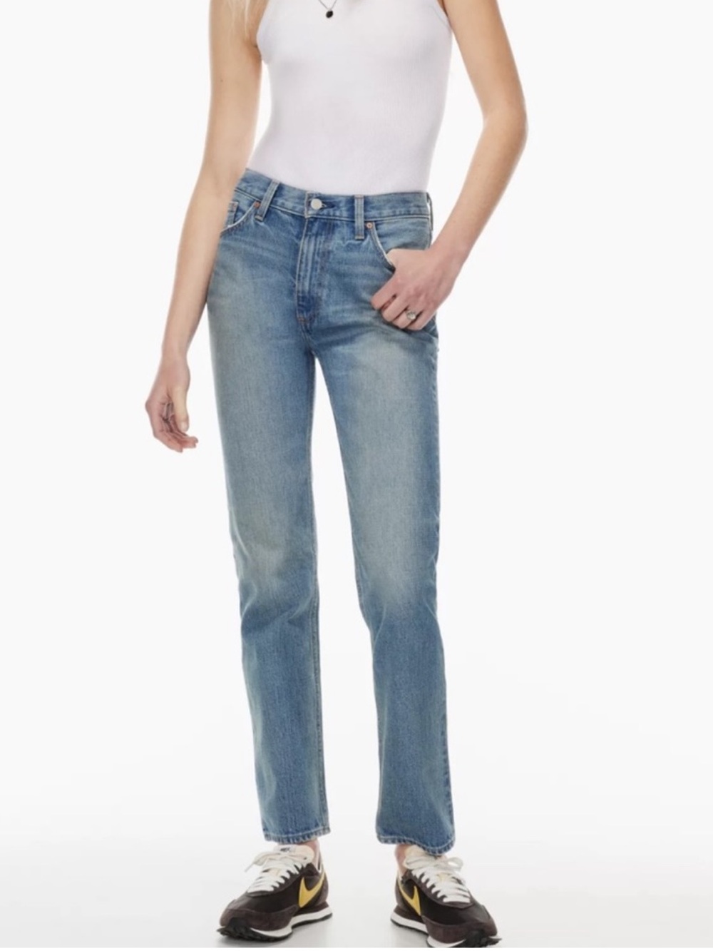 Denim Forum romy mid rise classic jeans